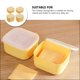 thumbnail image 5 of 4pcs recipientes de almacenamiento de queso con tapas de queso recipiente de queso, 5 of 6