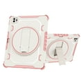 thumbnail image 2 of Dteck Case for iPad Pro 11 inch 4th 3rd 2nd Gen,iPad Air 4th 5th Gen 10.9" Shockproof Rubber Case Heavy Duty Silicone Rugged Kickstand Protective Cover for iPad Pro 11" 2022/2021/2020/2018,Pink, 2 of 8