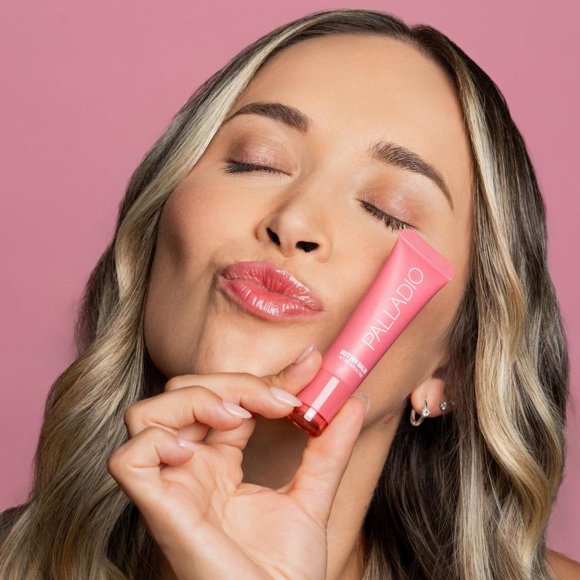 Palladio Butter Balm - Bálsamo Labial Hidratante con Tinte Transparente, Aloe, Péptidos, Manteca de