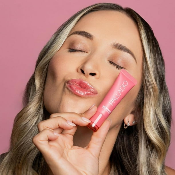 Palladio Butter Balm - Bálsamo Labial Hidratante con Tinte Transparente, Aloe, Péptidos, Manteca de