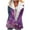 Purple, variant on Women's Winter Warm Caots Fashion Zip Up Plus Size Composite Plush Button Lapels Jacket Outwear Coat