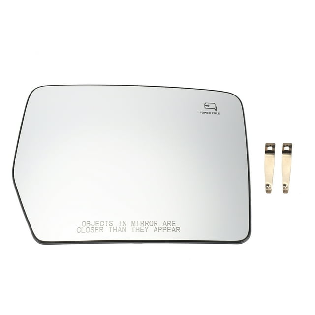 Reemplazo de vidrio de espejo lateral derecho de 1 pieza Unique Bargains para Ford F-150 2004-2010 con placa de respaldo blanca