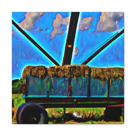Harvest Time Hay Baler - Canvas