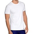 thumbnail image 2 of Body Glove Mens 3-Pack Micro Modal Crewneck T Shirts, Cool Plain Undershirts & Gym Tshirts, Multipack White Tees, Small, 2 of 4