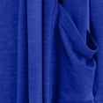thumbnail image 4 of Baberdicy Blue Women's Solid Color Spring And Summer New Cardigan Female Thin Long Sleeved Shawl Versatile Small Jacket Cotton Clothes Air Conditioning Shirt Large Size, L, 4 of 7