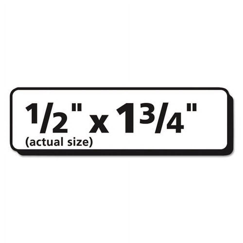 Matte Clear Easy Peel Mailing Labels W/ Sure Feed Technology, Inkjet Printers, 0.5 X 1.75, Clear, 80/Sheet, 10 Sheets/Pack | Bundle of 10 Packs