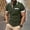 Army Green, variant on Men's Polos Short Sleeve WIth Pocket Fashion Comfy Solid Short Sleeve Turndown Collar Regular Casual Shirt