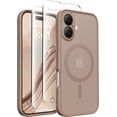 thumbnail image 1 of XIHAMA Magnetic Compatible with iPhone 16 Case, Upgraded [Full Camera Protection] [Compatible with MagSafe] Protective Translucent Matte Women Girl Phone Case Cover, 1 of 7