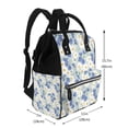 thumbnail image 2 of Kdxio Baby Diaper Backpack,Multi-Function Travel Backpack Nappy Bags,Nursing Bag, Fashion Mummy,Roomy Waterproof for Baby Care(Daisies Flowers), 2 of 6