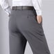 thumbnail image 5 of Pantalones de traje de hombre con cremallera y bolsillo, rectos, de tubo, de color liso, de poliéster, 5 of 9