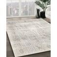 thumbnail image 3 of Ahgly Company Machine Washable Indoor Square Traditional Dark White Beige Area Rugs, 7' Square, 3 of 7