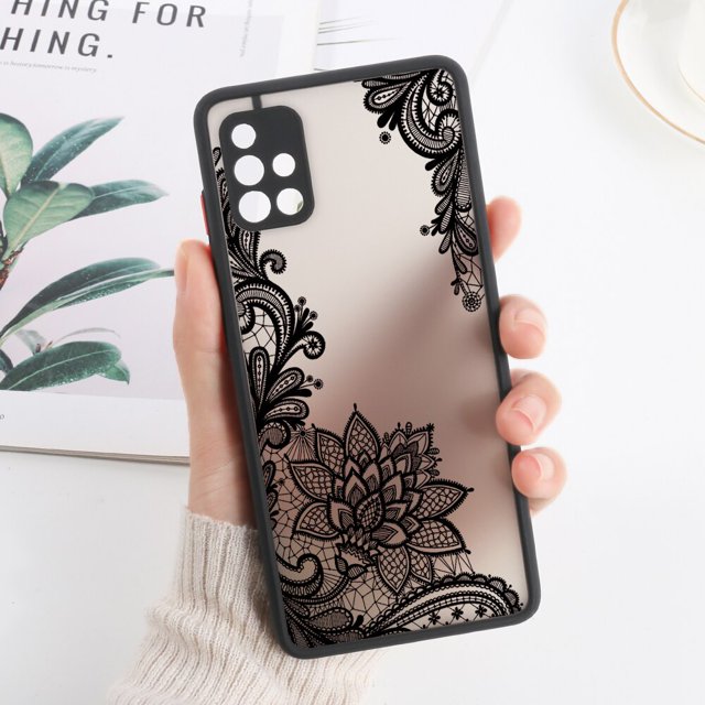 Funda de Mandala para Samsung A53 5G, carcasa dura mate para Galaxy A52 A52s A33 A13 A54 A34 A32 S23 Ultra S22 S21 Fe A51 A50 Fivean unisex