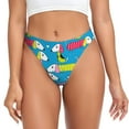 thumbnail image 1 of Fotbe Color Dachshund Dog Tanga Sin Costuras para Mujer con Estampado – Panties Invisibles, Transpirables y Cómodos para Uso Diario-X-Small, 1 of 6