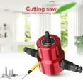 thumbnail image 2 of Metal Nibbler Metal Iron Sheet Cutter Drill Attachment Hand Tools w/Wrench, 2 of 12