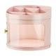 thumbnail image 2 of Caja organizadora de maquillaje perfecl visible grande rosa para baño y cosméticos, 2 of 8