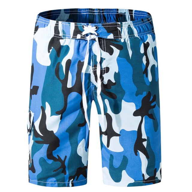 KIHOUT Men's Athletic Shorts Casual Elastic Waist Drawstring Summer Beach Line Belt Quick-dry Running Shorts with Pockets