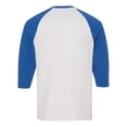 thumbnail image 3 of T-Shirts Heavy Cotton Three-Quarter Raglan Sleeve Baseball T-Shirt, 3 of 3