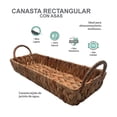 thumbnail image 3 of Canasta Homecreations Jacinto de Agua Rectangular con Asas, 3 of 4