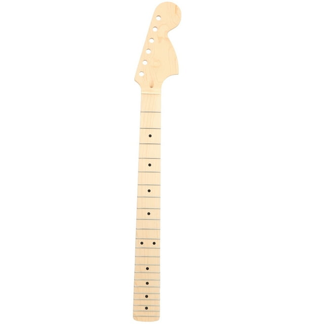Electric Guitar Parts, Wood Color Practical Unique Exquisite Workmanship Guitar Neck, Playing For Electric Guitar