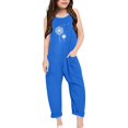 thumbnail image 4 of Girls' Casual Sleeveless Jumpsuits Girls Summer Clothes Overalls with Side Pockets Girls Outfit 13-14 Years Girls Fashion, 4 of 6