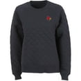 thumbnail image 2 of Women's Boxercraft Black Louisville Cardinals Quilted Pullover Sweatshirt, 2 of 3