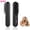 Black, variant on LESROLL  Cordless Hair Straightener Brush Portable Straightening Brush for Travel, Mini Hot Comb Straightener for Women, Lightweight on-The-go