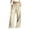 Beige, variant on Women's Pants High Waisted Wide Leg Pants Woman For Soft Loose Fit Casual Trousers with Pockets Minimalist Style