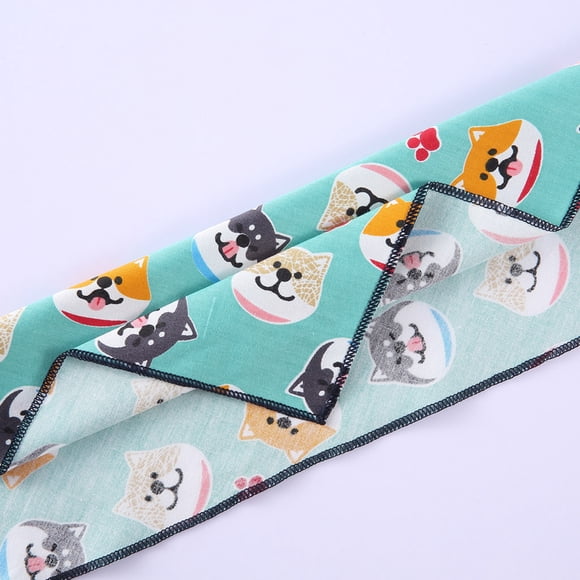 LSLJS Dog Bandanas, Pet Print Scarf Plaid Colorful Dog Birthday Saliva Towel Big Dog Scarf Bib, Adjustable Accessories for Small To Large Dog Puppy Cat