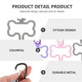 thumbnail image 3 of OULII 3Pcs Dog Leash Bag Clips Durable Material Hands Free Waste Bag Holder Assorted, 3 of 8
