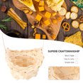 thumbnail image 3 of Miangastore 5Pcs Kitchen Basket Khaki Wooden Hand-Knitting Design for General Users, 3 of 9