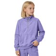 thumbnail image 2 of Girls Half Zip Pullover Sweatshirt Long Sleeve Workout Shirts Fall Clothes Boys Gilrs Mock Neck Athletic Tops Lightweight Fleece Quarter Zip Pullover Kids Teens Sportswear for Golf Yoga Tennis, 2 of 9