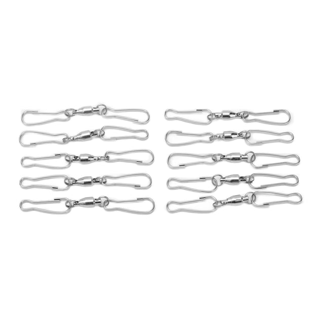Gancho para colgar NikouMX 10 piezas acero inoxidable en espiral