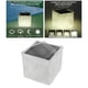 thumbnail image 4 of Lámpara de luz portátil inflable plegable con energía solar para acampar de 10 LED brillante para Iluminación blanca, 4 of 9