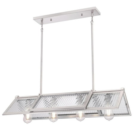 

Westinghouse 6577200 Finn 4 Light 33 Wide Led Linear Chandelier - Nickel