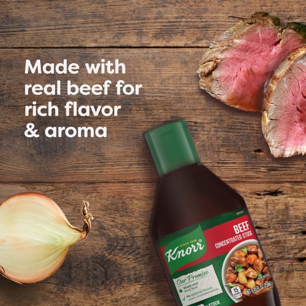 (2 pack) Knorr Concentrated Beef Stock, Gluten Free, 8.45 oz