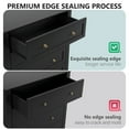 thumbnail image 6 of Aoile 6 Drawer Dresser, Modern Chest of Drawers with Round Handle, Wooden Storage Cabinet with Sturdy Leg, Dresser Cabinet Organizer for Bedroom, Living Room, Entryway, Black, 6 of 10