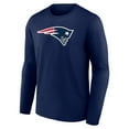 thumbnail image 2 of Men's Navy New England Patriots Primary Team Logo Long Sleeve T-Shirt, 2 of 3