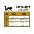 thumbnail image 6 of Lee Boys' Pull Over Hoodie - 3 Pack Soft and Cozy Plain Hooded Sweatshirt for Boys (Sizes: S-XL), 6 of 7