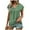 Green, variant on Giftesty Womens Summer Tops Fashion Women's Summer V-Neck Solid Short Sleeve Sexy Top Blouse