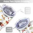 thumbnail image 5 of 40oz Christmas Tumbler with Handle & Straw - Insulated Stainless Steel Travel Mug,Leakproof,Cup Holder Friendly,Dishwasher Safe,for Hot/Cold Drinks., 5 of 9