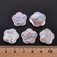 thumbnail image 5 of Natural Keshi Pearl Beads Cultured Freshwater Pearl No Hole/Undrilled Flower Seashell Color 18-21x18-21x4-5mm, 5 of 6