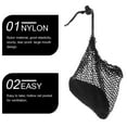 thumbnail image 4 of IFANLANDOR 2Set Durable Nylon Mesh Drawstring Pouch Storage Bag for Tennis Balls 8.27x4.25in, 4 of 5