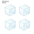 thumbnail image 1 of 4pcs/set Table Foot Cap Rubber Chair Leg Protector Square Furniture Floor Foot Pad, 1 of 10