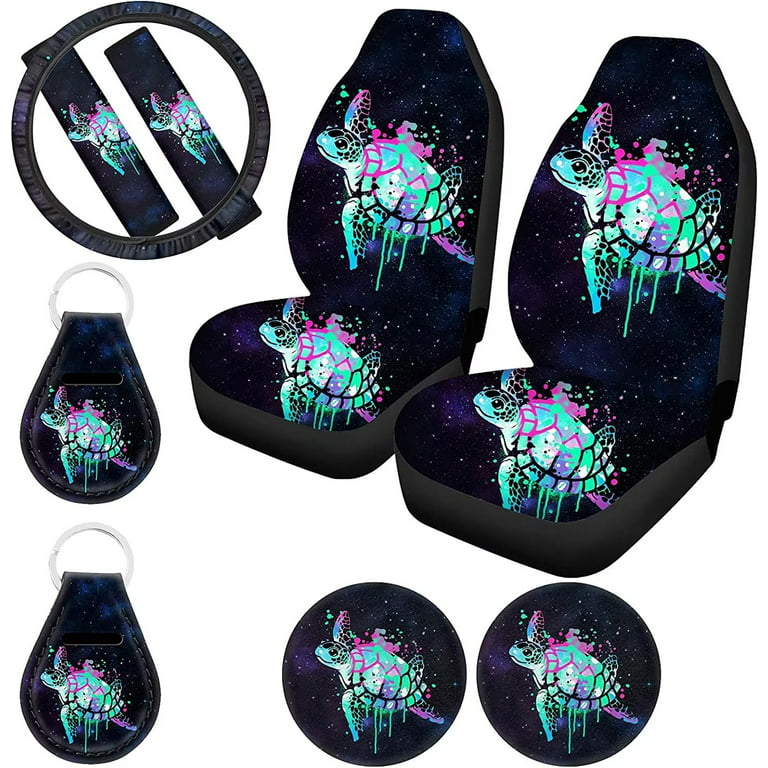 Pzuqiu Purple Butterfly Car Accessories Car Seat Covers Full Set