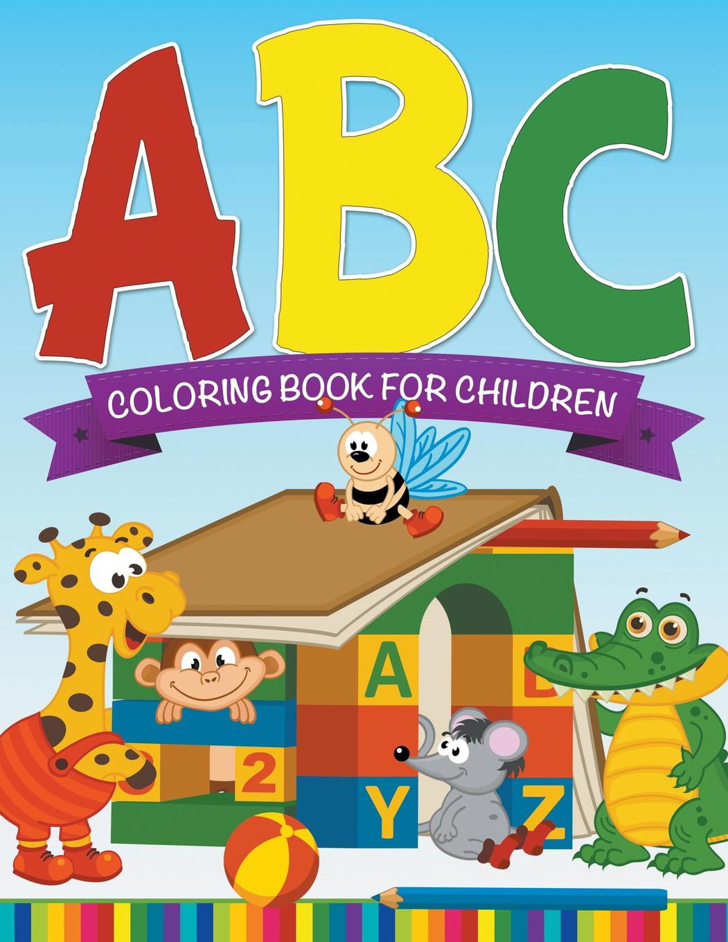 Abc Coloring Book For Children Paperback