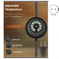 thumbnail image 3 of 40W Resin Heating Mat with Thermostat Safe Fast Heat Mat for Resin Molds Resin Dryer Mat Heating Pad for Resin US Plug, 3 of 6