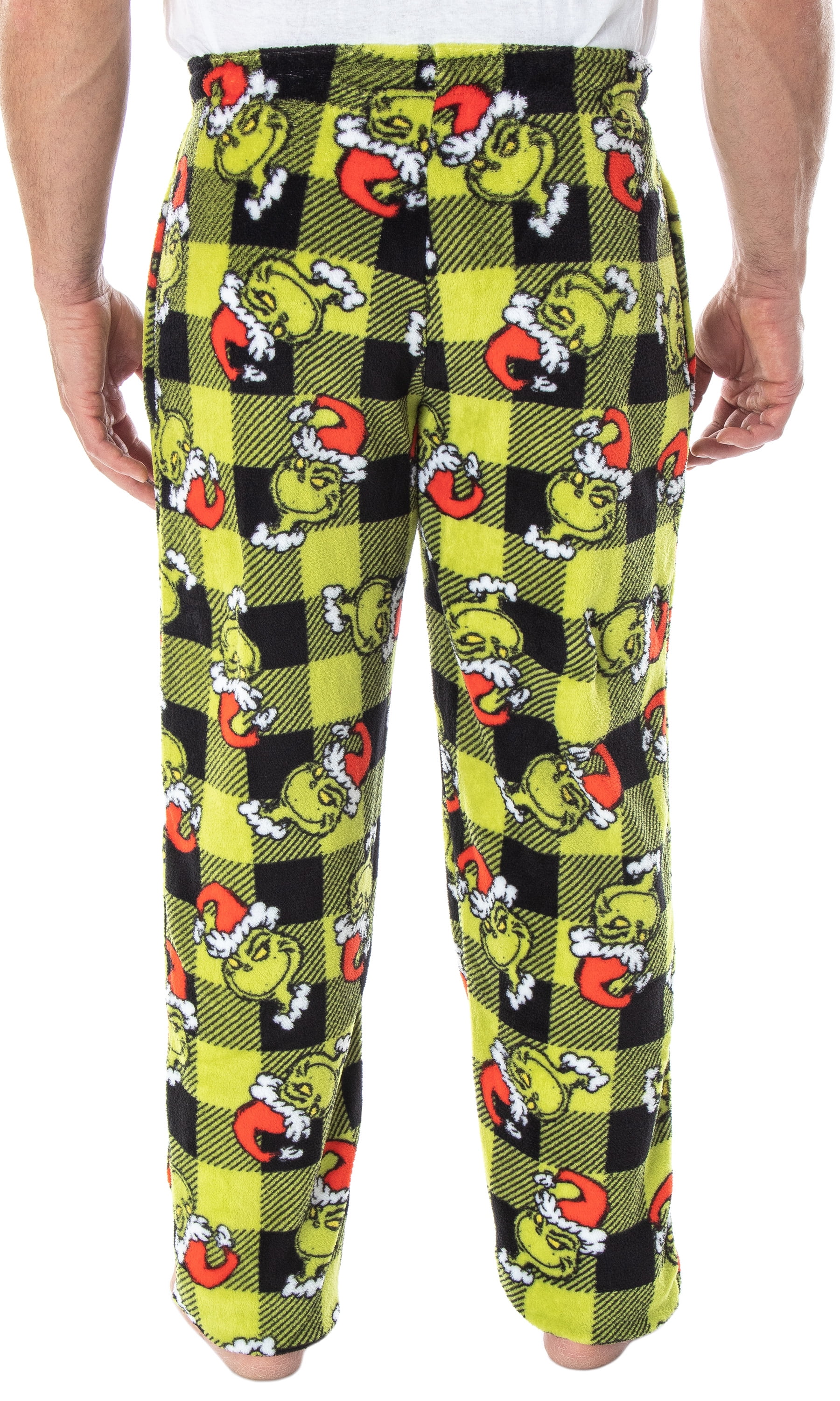 Dr. Seuss The Grinch Mens Christmas Holiday Santa Pajama Pants with Pockets  : : Clothing, Shoes & Accessories