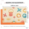 thumbnail image 6 of Yayeee Doormat for Indoor Entrance 32" x 20" Non Slippery Floor Rug, Beach Pattern, 6 of 8