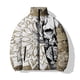 thumbnail image 4 of Abrigos de invierno para hombre, parkas personalizadas con estampado de calavera y monstruo, chaquetas acolchadas de moda para hombre, abrigo informal y versátil para hombre, nuevo, 4 of 4
