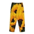 thumbnail image 5 of Daiia Flower Bush Sunflower Women's Sleep Pant with Pockets and Drawstring,Pajama Pants-XX-Large, 5 of 9